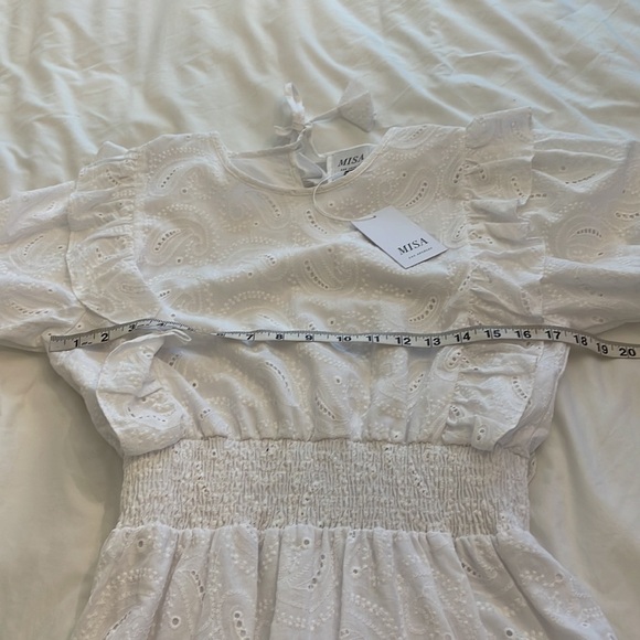 NWT Misa Los Angeles Doutzen dress in white - Picture 8 of 10